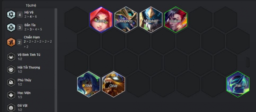 Reroll Jhin sau khi nâng Sivir và Malphite lên 3 sao
