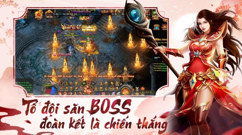 Giao diện gameplay Lục Địa Hắc Ám