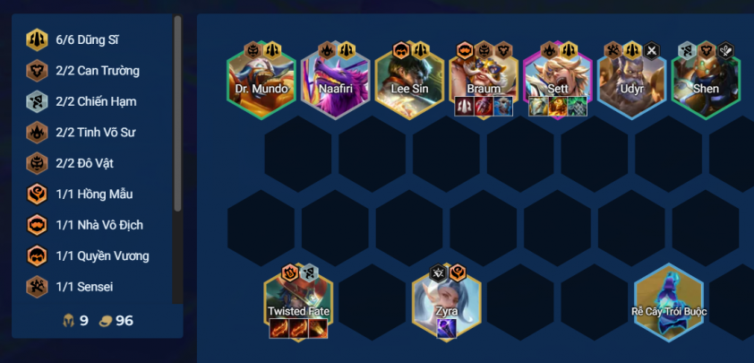 Đội hình Braum Dũng Sĩ DTCL Mùa 15