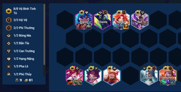 Cách chơi đội hình Poppy Phòng Thủ Tuyệt Hảo DTCL Mùa 15