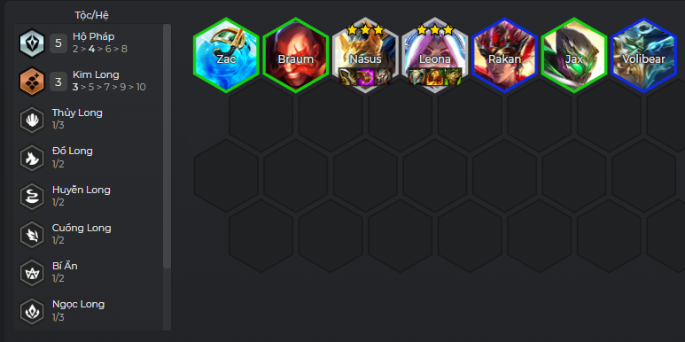 Hướng dẫn giữa game đội hình Nasus Kim Long Hộ Pháp