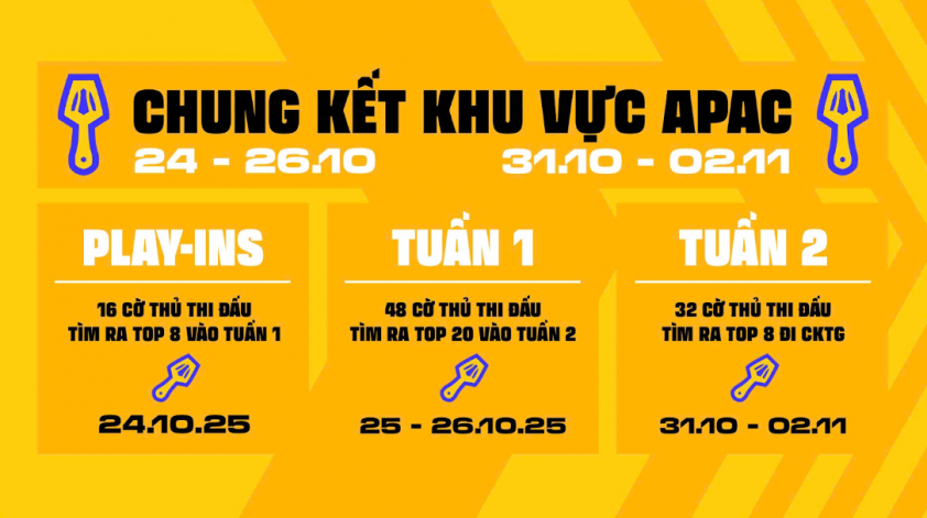 Lịch thi đấu Chung Kết Khu Vực APAC DTCL Mùa 15 Lịch thi đấu chi tiết Chung Kết Khu Vực APAC ĐTCL Mùa 15