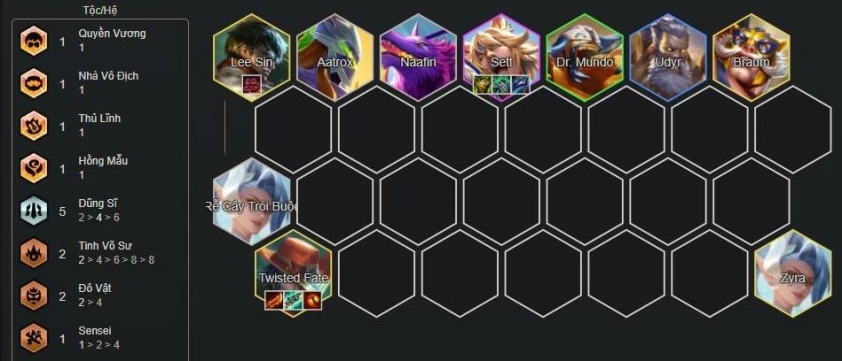 Đội hình Twisted Fate Can Trường Fast 9 Đội hình mạnh nhất bản 15.7 DTCL mùa 15