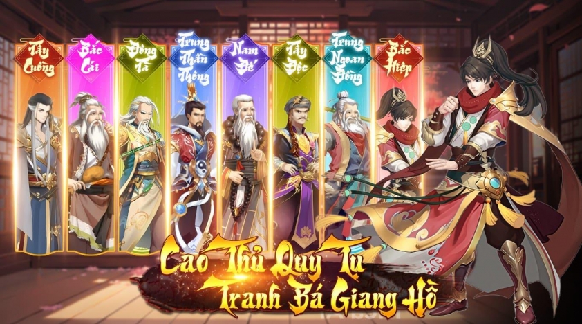 Nhân vật trong Thiên Hạ Ngũ Tuyệt