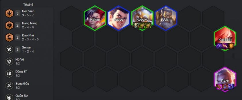 Reroll giữa game tăng sao cho chủ lực