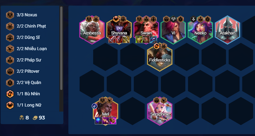 Chiến thuật cuối game Mel Flex