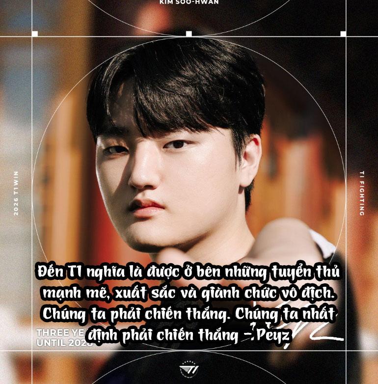 Peyz đặt mục tiêu vô địch CKTG ngay trong năm đầu gia nhập T1 Peyz quyết tâm vô địch CKTG