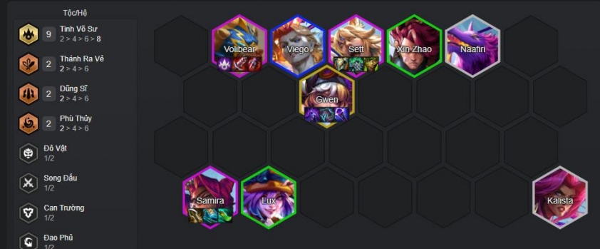 Top 3 đội hình leo rank mạnh nhất DTCL bản 15.7 735073 Đội hình Samira Tinh Võ Sư DTCL mùa 15