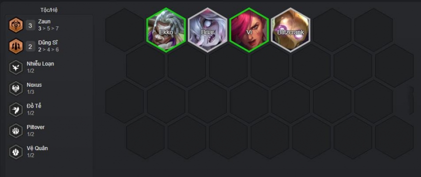 Khởi đầu với các tướng Dũng Sĩ 1 vàng mạnh như Briar và Blitzcrank