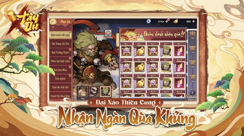 Giao diện nhân vật trong X Tây Du