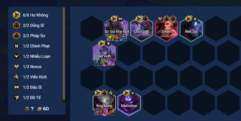 Vận hành giữa game Chiến thuật giữa game Kai'sa Hư Không