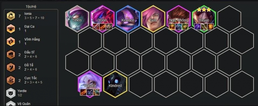 Cuối game Yasuo Yone Ionia Chiến thuật cuối game đội hình Yasuo Yone Ionia