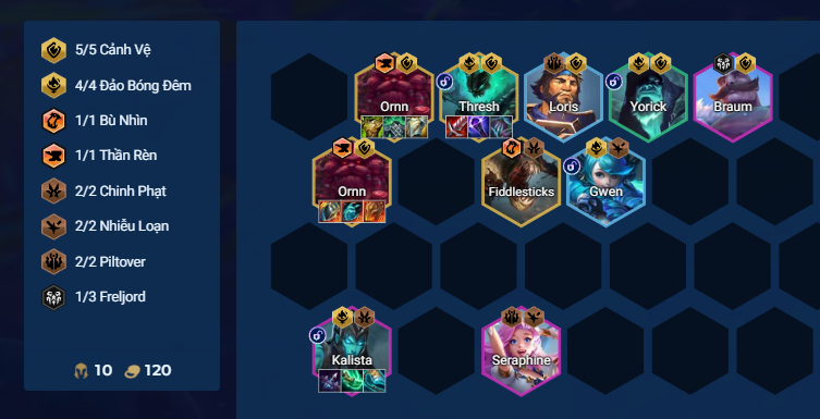 Đội hình Kalista Cảnh Vệ DTCL Mùa 16 Cách chơi đội hình Kalista Cảnh Vệ DTCL Mùa 16