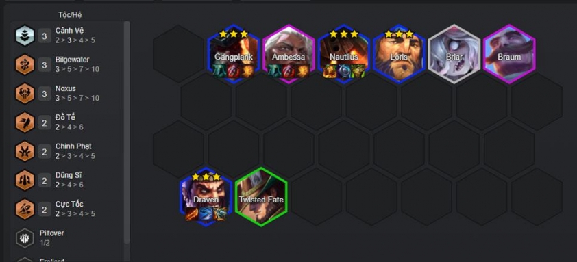 Cuối game bổ sung Braum hoặc Ornn Chiến thuật cuối game đội hình Draven Cảnh Vệ